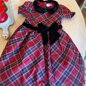 Gymboree Red and Black Plaid Kids Holiday  Dress
